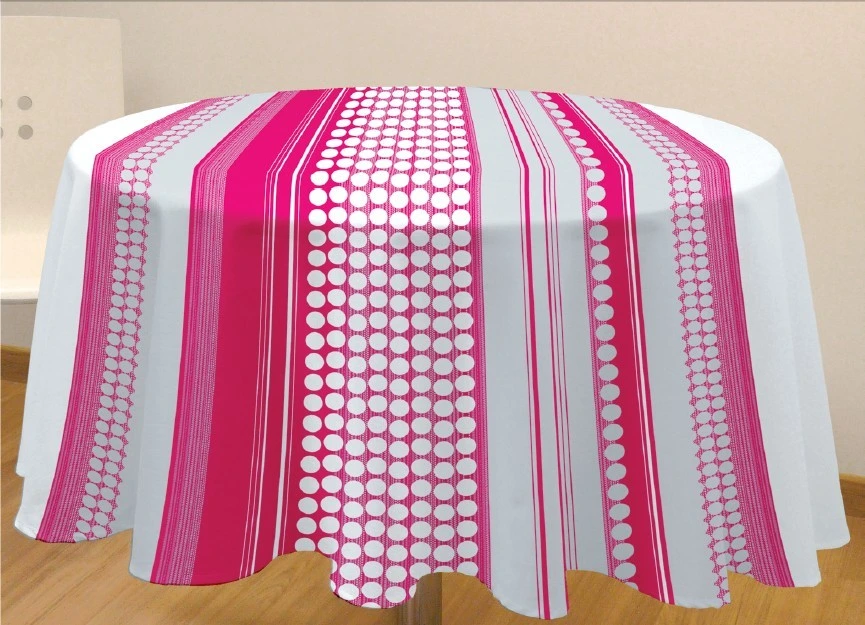 Nonwoven Technics and Plain Style PVC Tablecloth