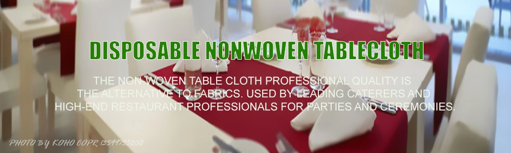 Rectansgle Nonwoven Table Cloth 18# Dark Blue